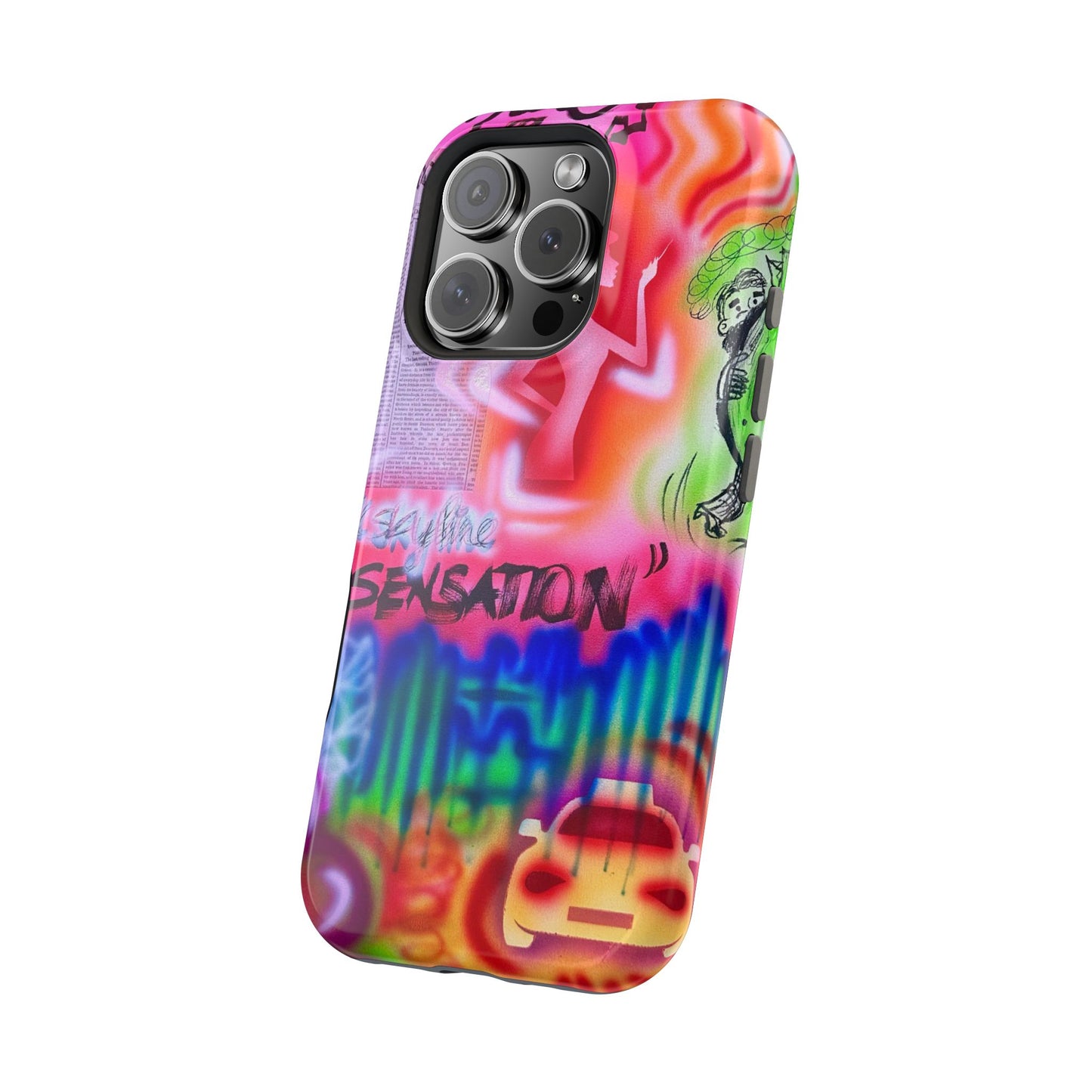 MagSafe "skyline sensation" airbrush iPhone case