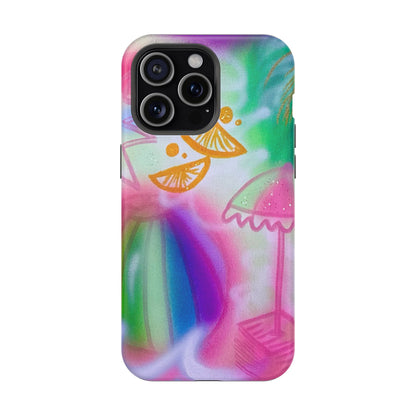 MagSafe "on the beach" airbrush iPhone case