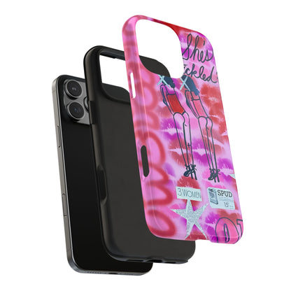 "tickled pink" airbrush iPhone case