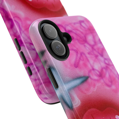 "glitter aura" airbrush iPhone case