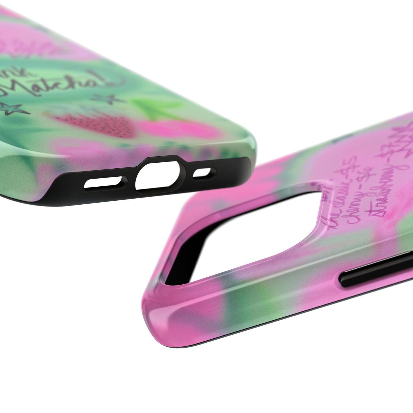 "matcha!" airbrush iPhone case