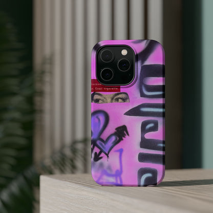 MagSafe "purple princess" airbrush iPhone case