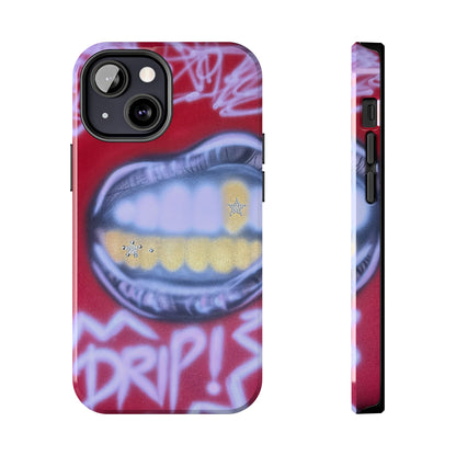 "tooth drip" airbrush iPhone case