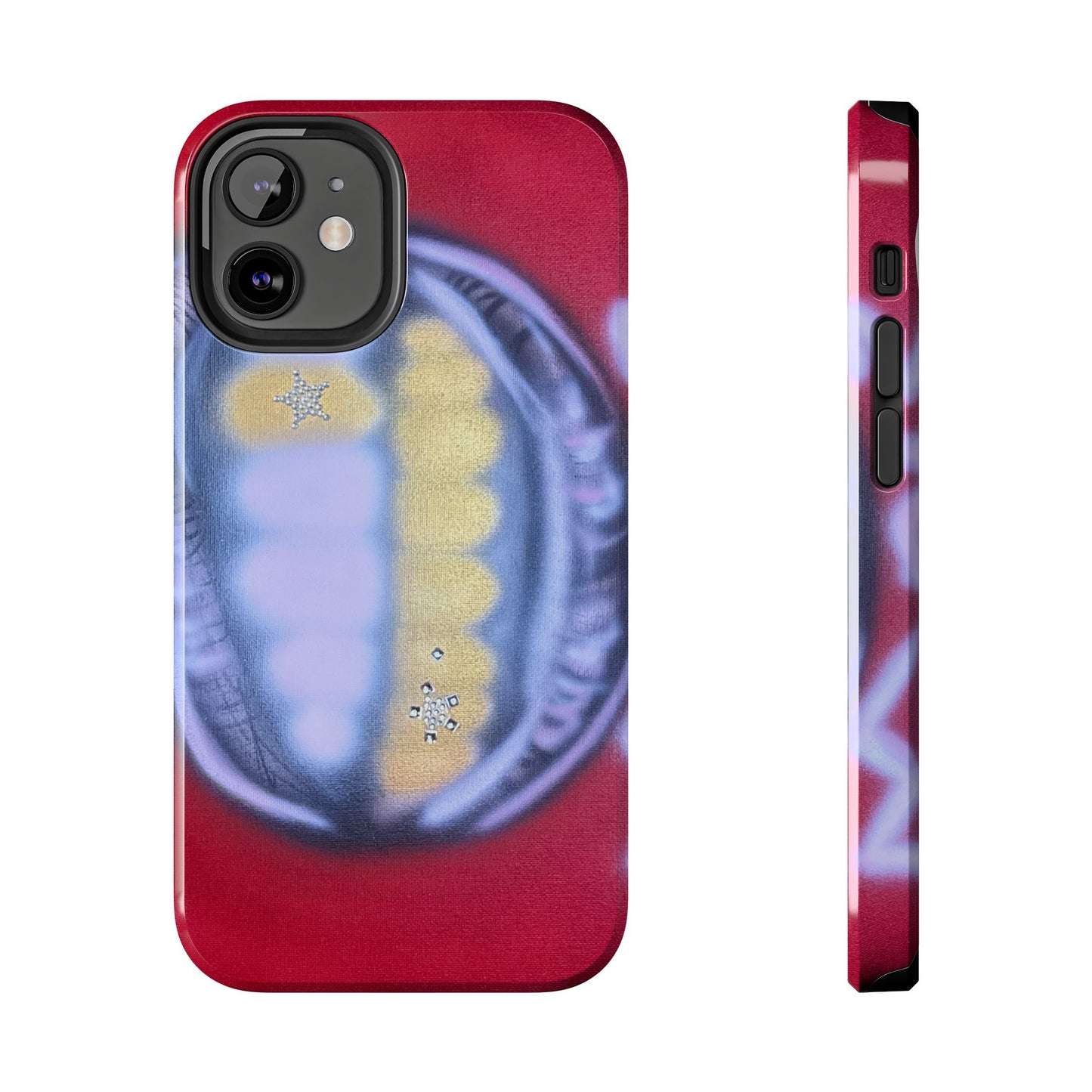 "bite me bling" airbrush iPhone case