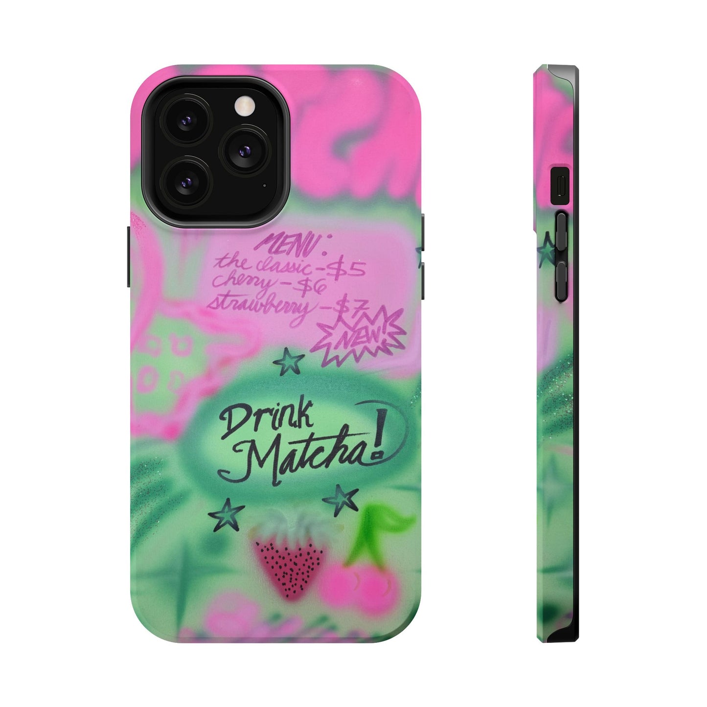 MagSafe "matcha!" airbrush iPhone case