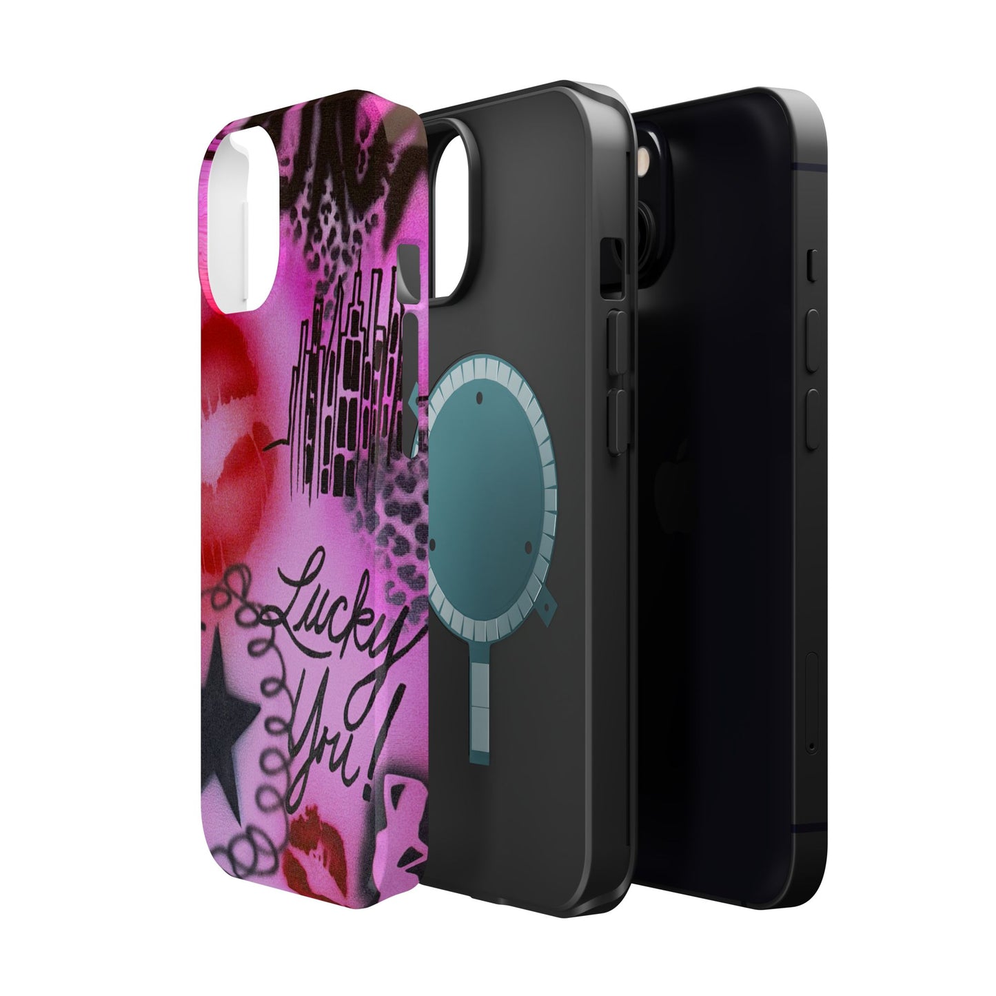 MagSafe "ulterior motive" airbrush iPhone case