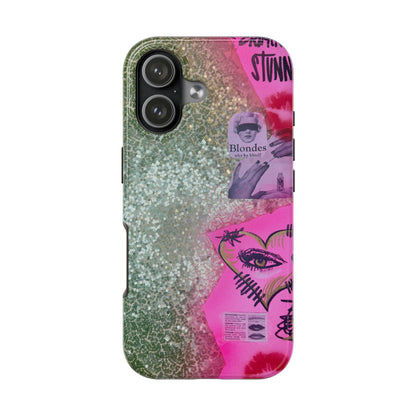 "glitter gloss" airbrush iPhone case