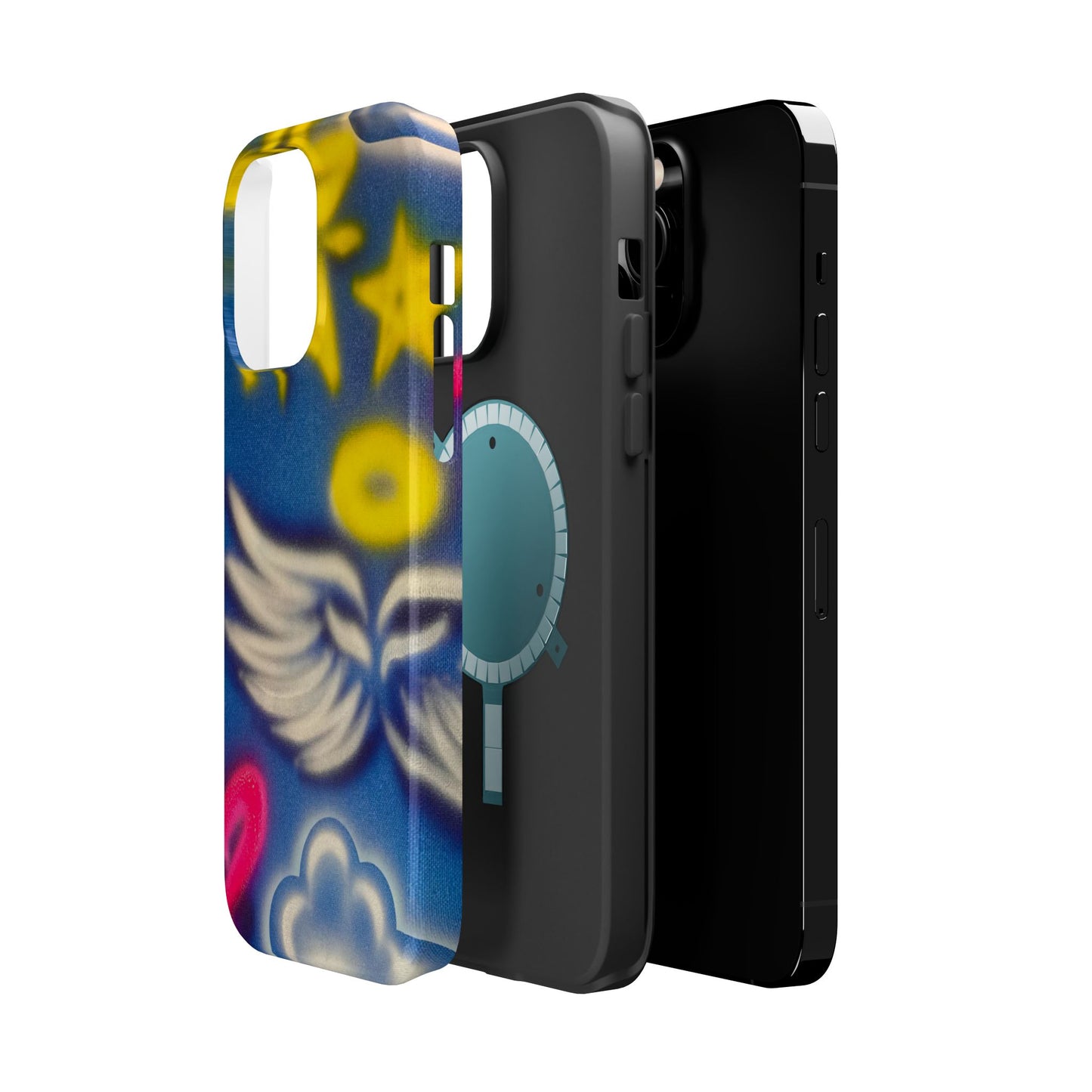 MagSafe "celestial halo" airbrush iPhone case