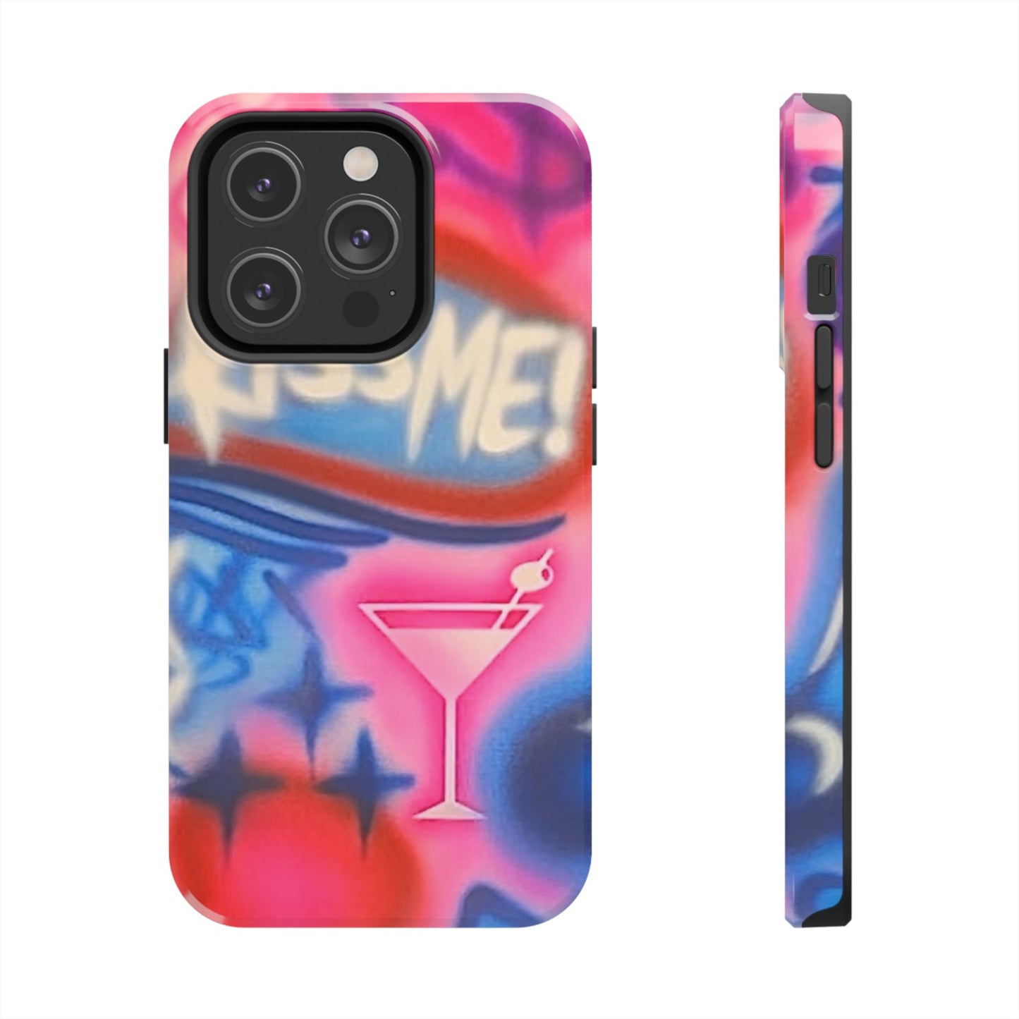 "kiss me pt. 2" airbrush iPhone case