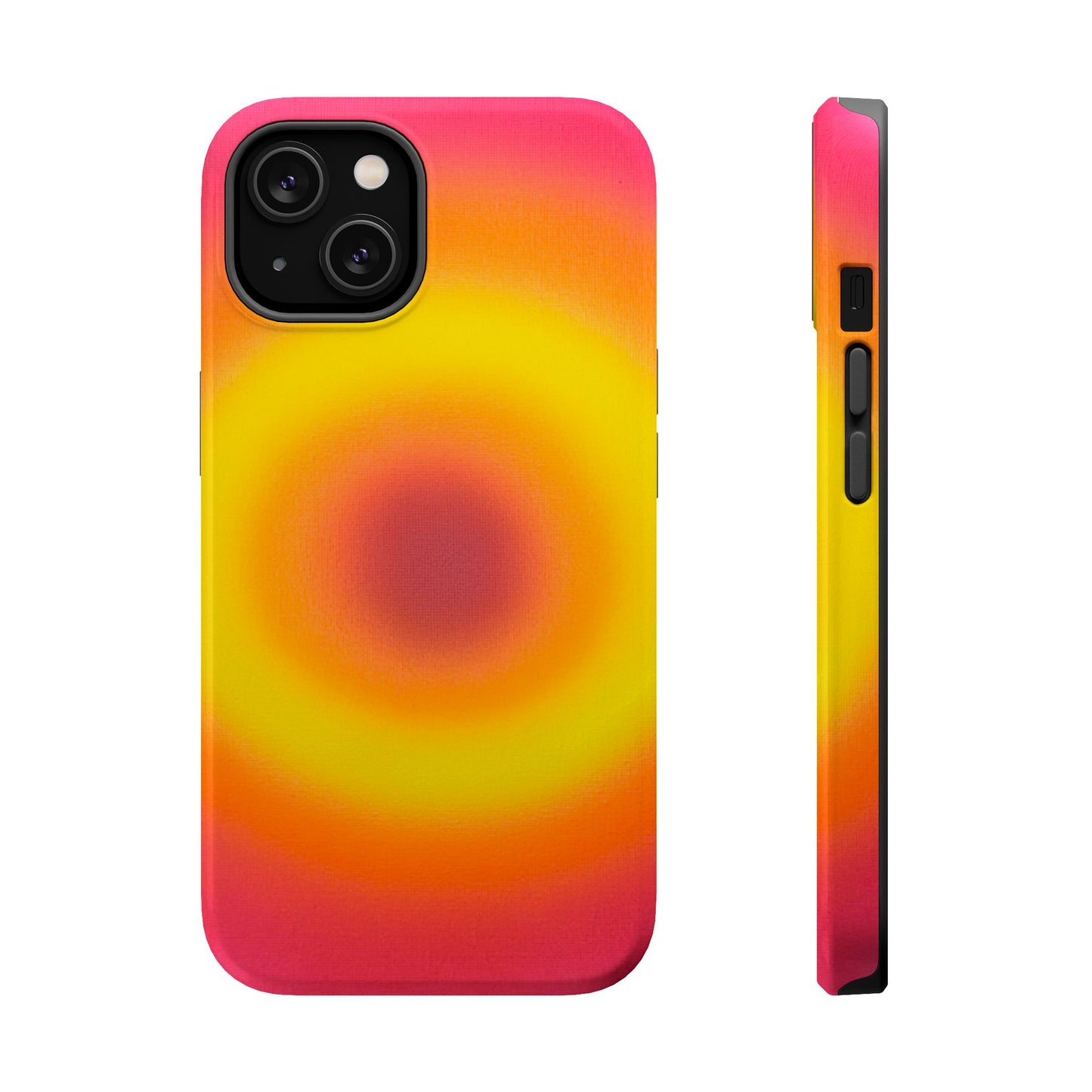 MagSafe "Pink Lemonade Aura" Airbrush iPhone Case