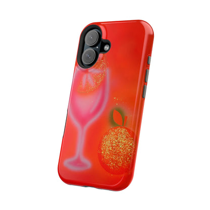 MagSafe "aperol spritz" airbrush iPhone case