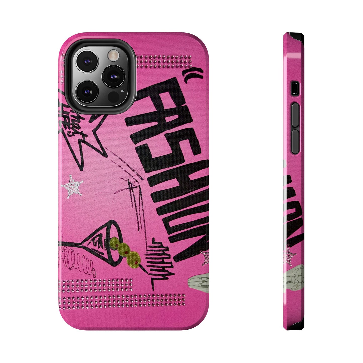 "high fashion pt. 2" airbrush iPhone case