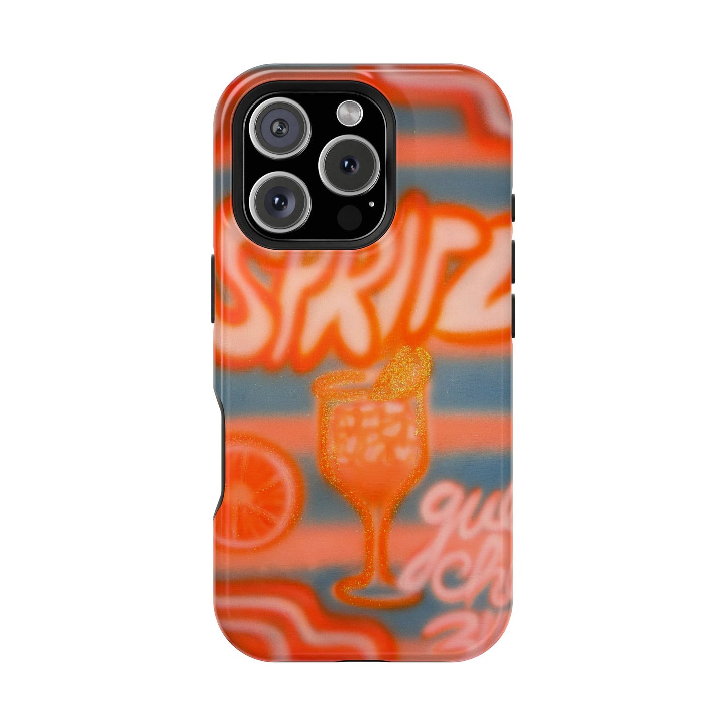 MagSafe "aperol spritz pt. 2" airbrush iPhone case