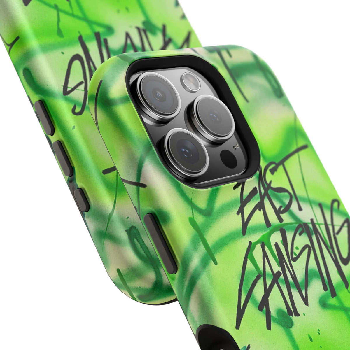 MagSafe "east lansing, mi" airbrush iPhone case
