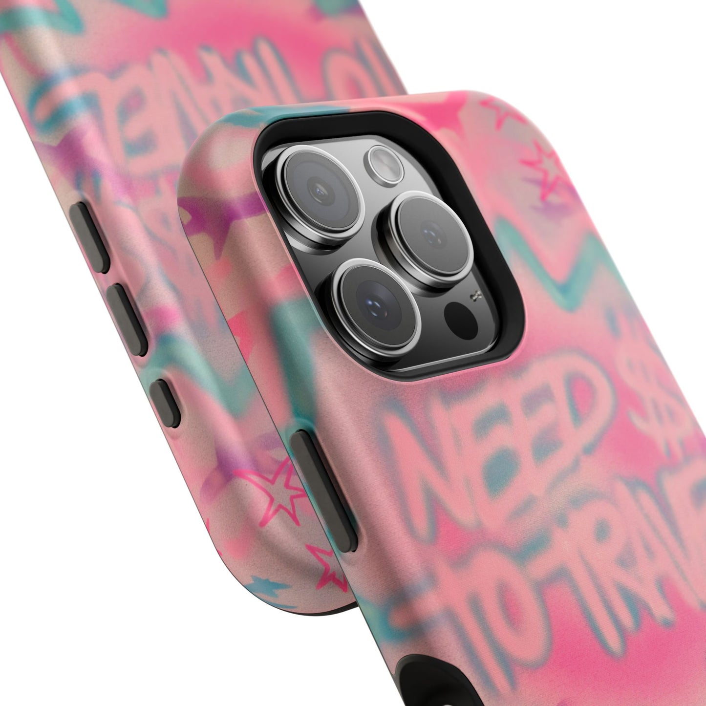 MagSafe "need $$ to travel" airbrush iPhone case