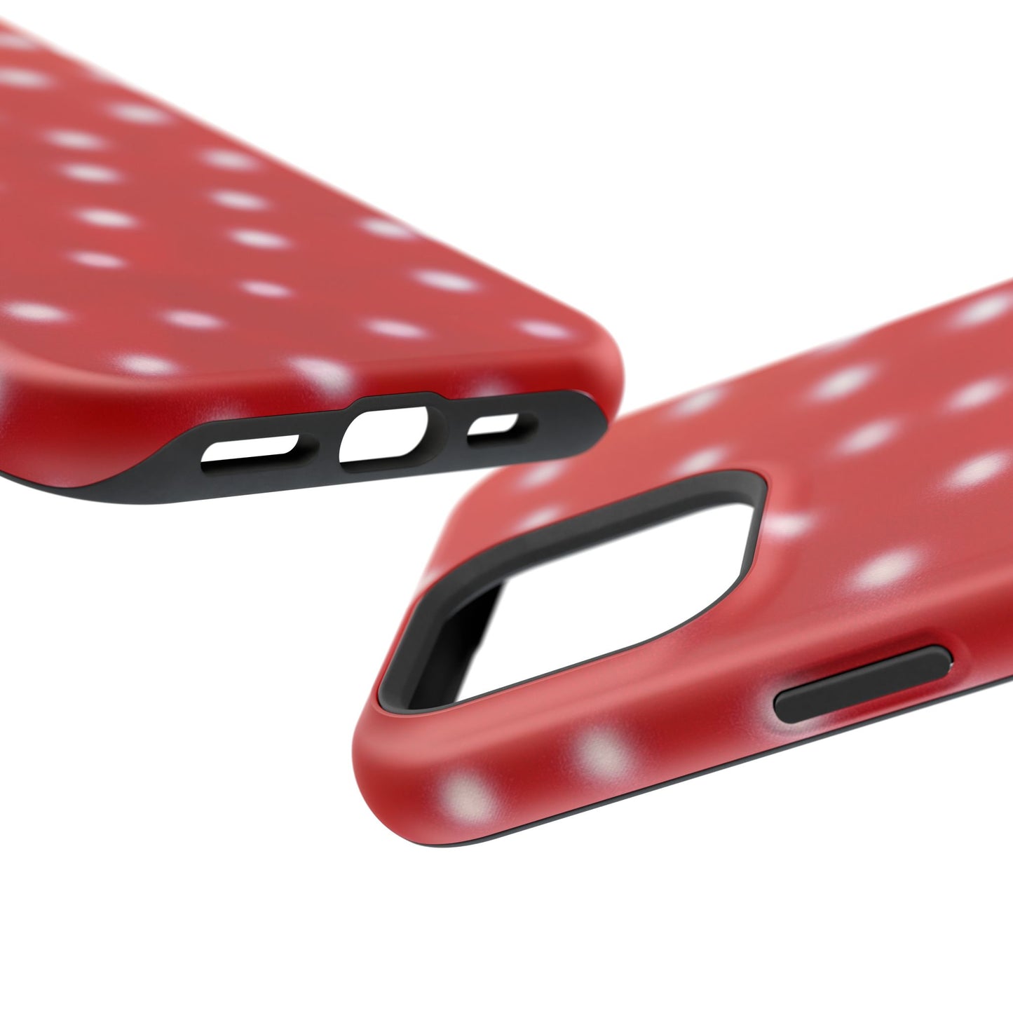 MagSafe "cherry crush polka dot" airbrush iPhone case