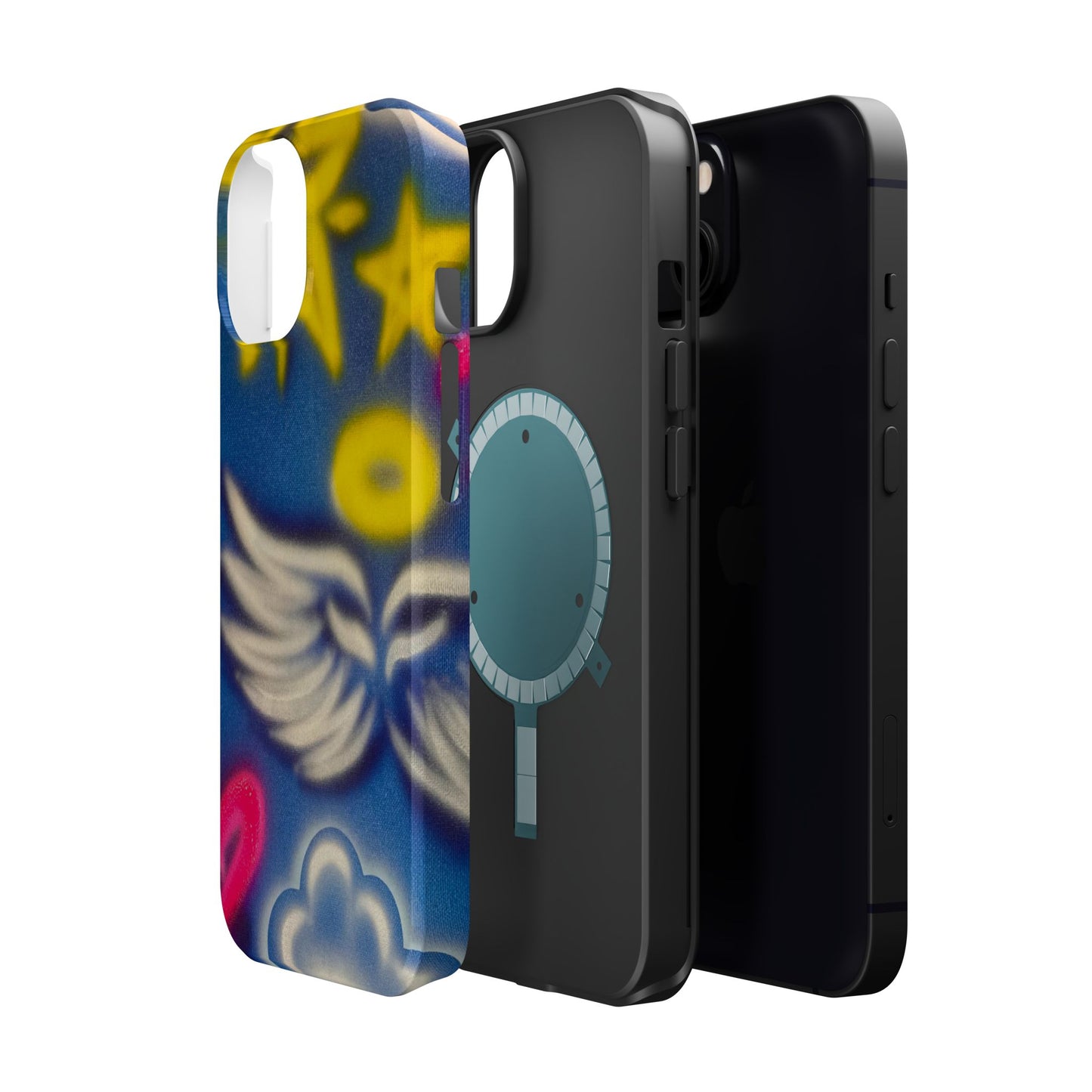 MagSafe "celestial halo" airbrush iPhone case