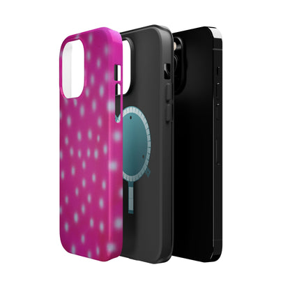MagSafe "bubblegum polka dot" airbrush iPhone case
