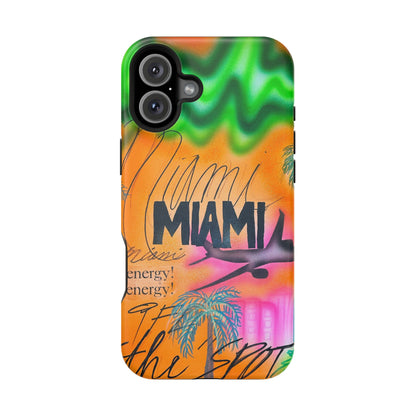 MagSafe "miami, fl" Airbrush iPhone Hülle