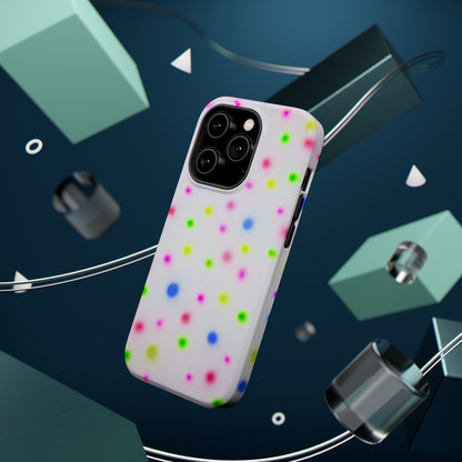 MagSafe "birthday cake polka dot" airbrush iPhone case