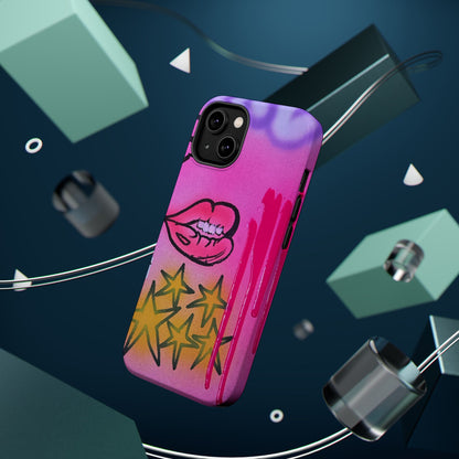MagSafe "star drip" airbrush iPhone case