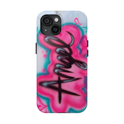 "angel" airbrush iPhone case