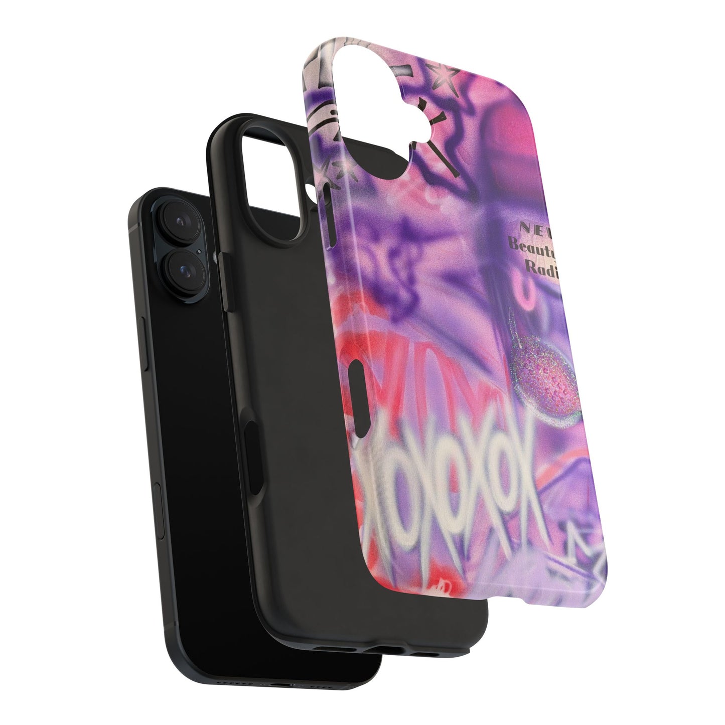 "mic check" airbrush iPhone case