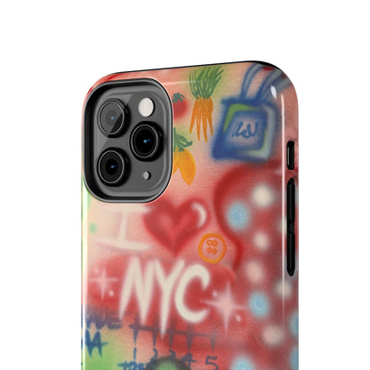 "i <3 NYC" airbrush iPhone case