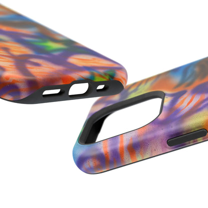MagSafe "streetwear angel" airbrush iPhone case