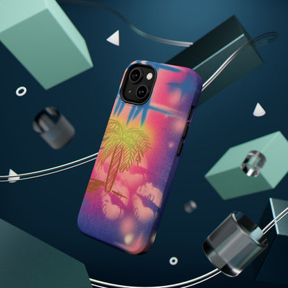 MagSafe "glowy night" airbrush iPhone case
