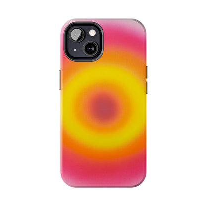 "pink lemonade aura" airbrush iPhone case