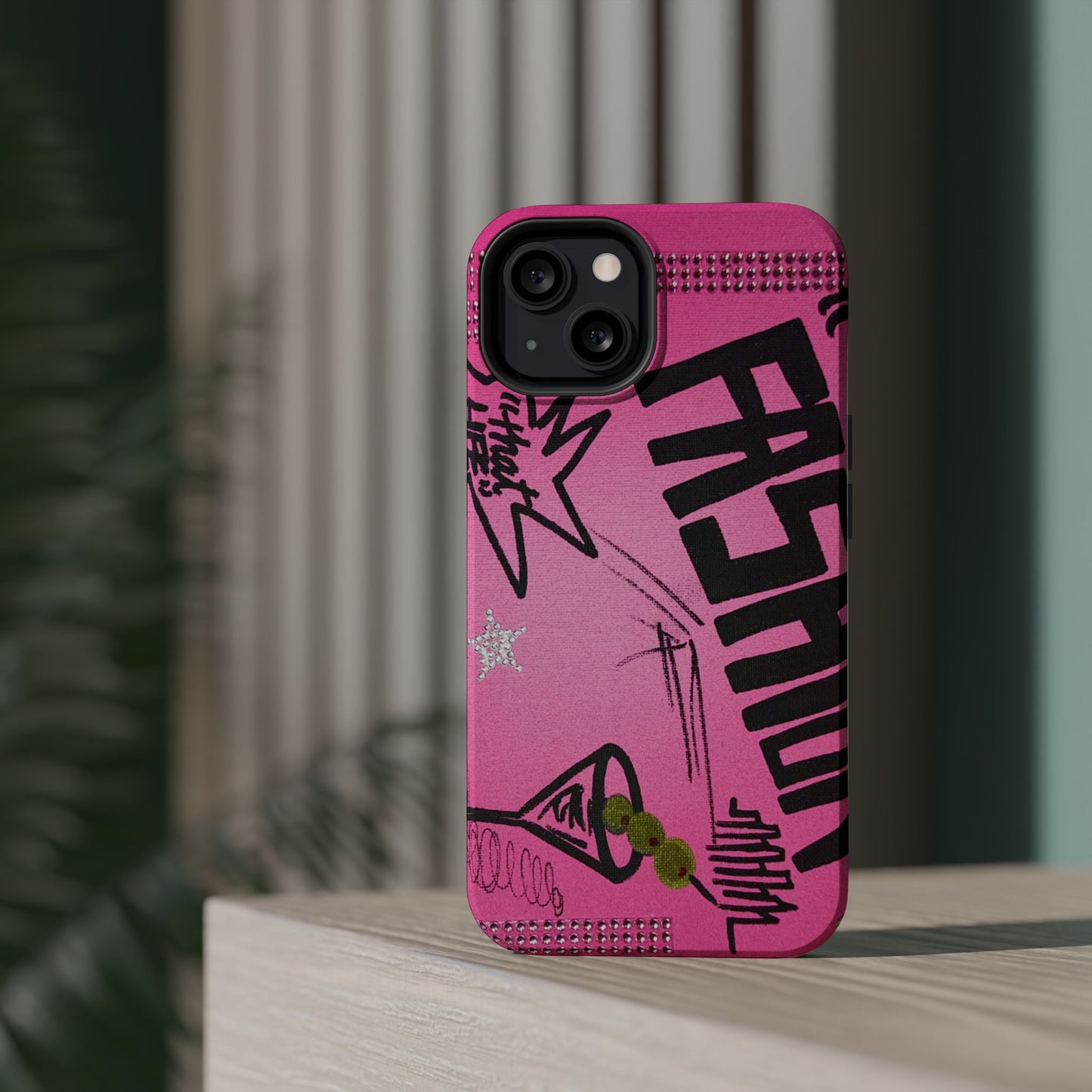 MagSafe "high fashion pt. 2" airbrush iPhone case