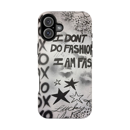 MagSafe "i am fashion" airbrush iPhone case