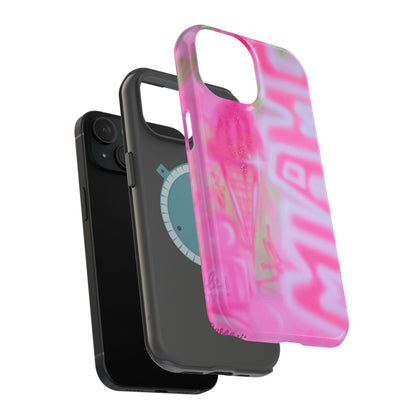 MagSafe "sunset sorbet" airbrush iPhone case