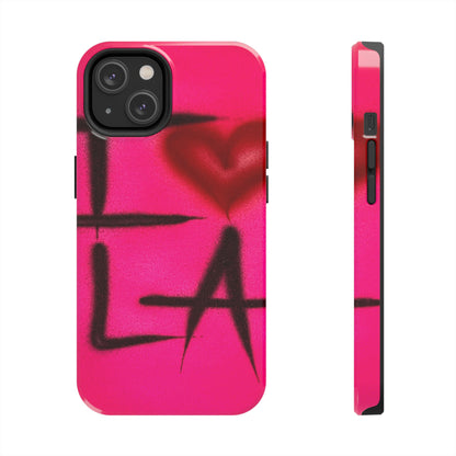 "I <3 LA" airbrush iPhone case