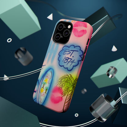 MagSafe "in the wave" airbrush iPhone case