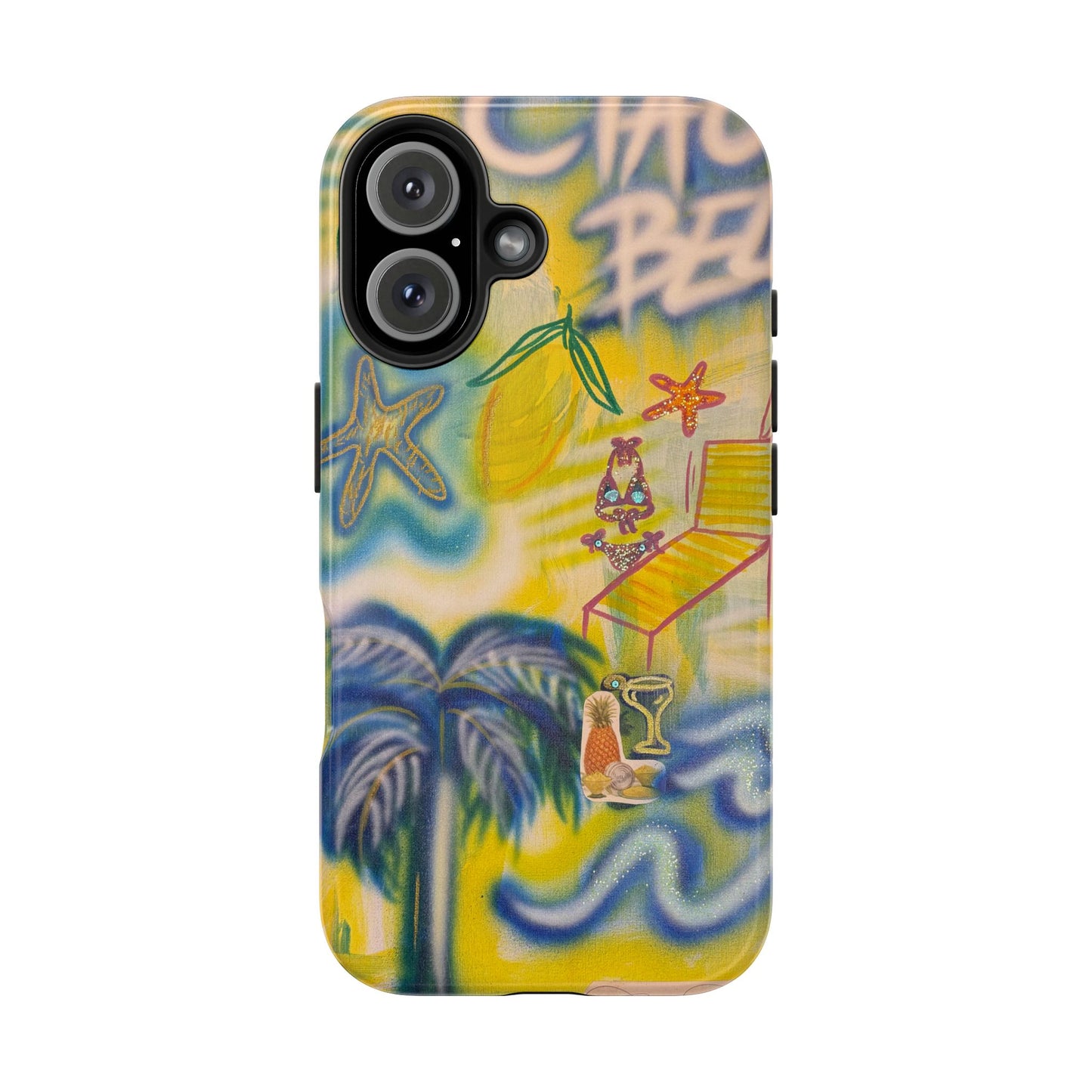 "ciao bella" airbrush iPhone case
