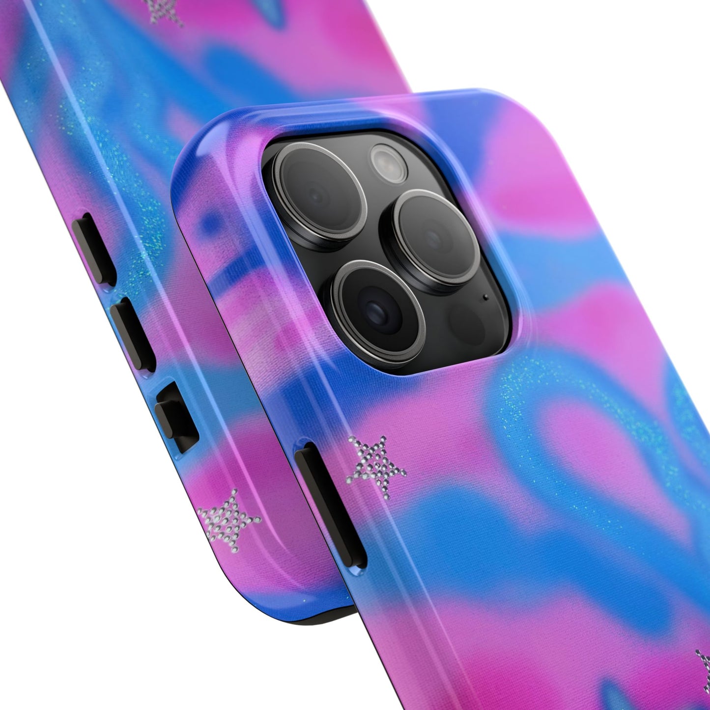 "blue camo" airbrush iPhone case
