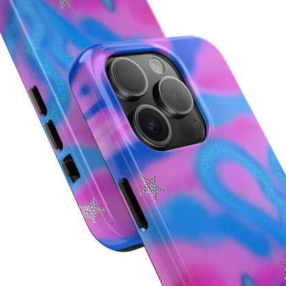 "blue camo" airbrush iPhone case