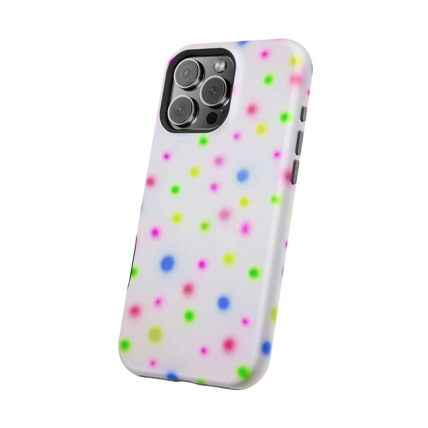 MagSafe "birthday cake polka dot" airbrush iPhone case