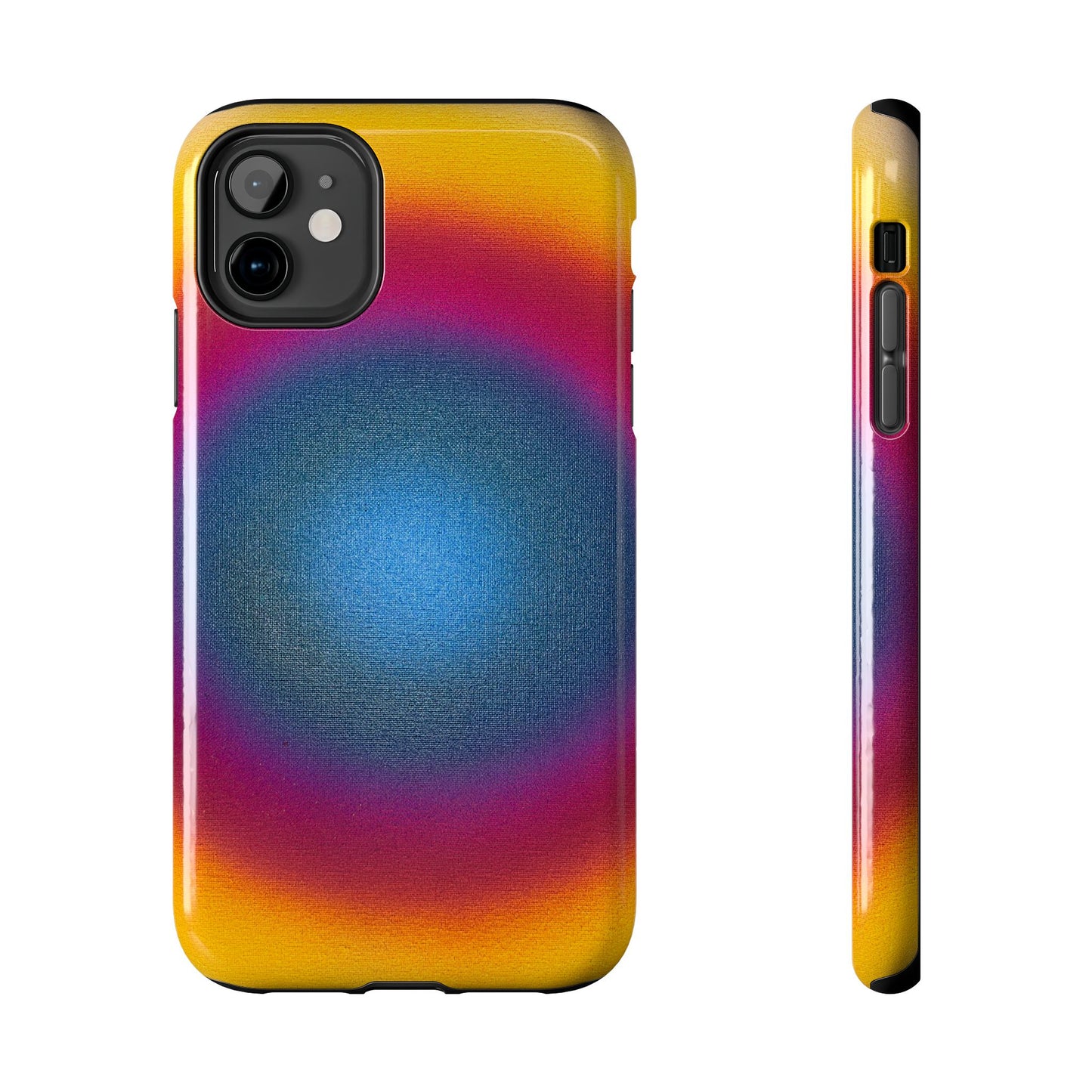 "blue raspberry aura" airbrush iPhone case