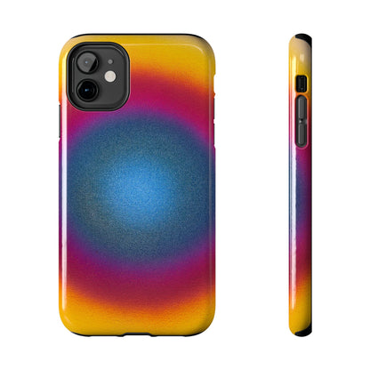 "blue raspberry aura" airbrush iPhone case