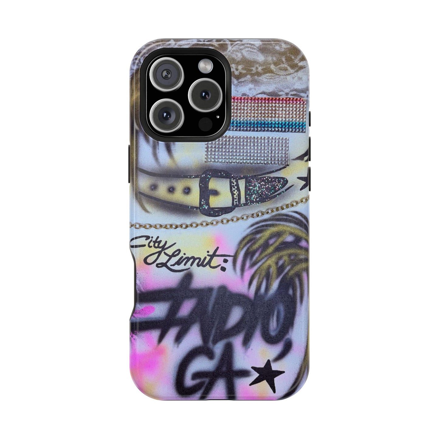 MagSafe "indio, ca" airbrush iPhone case