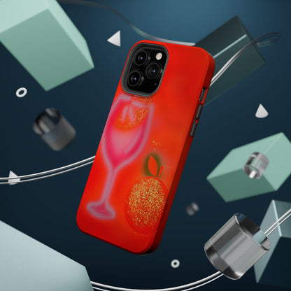 MagSafe "aperol spritz" airbrush iPhone case