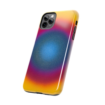 "blue raspberry aura" airbrush iPhone case