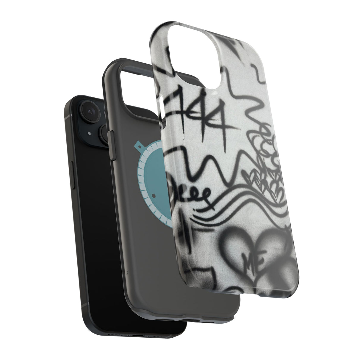 MagSafe „444“ Airbrush iPhone Hülle