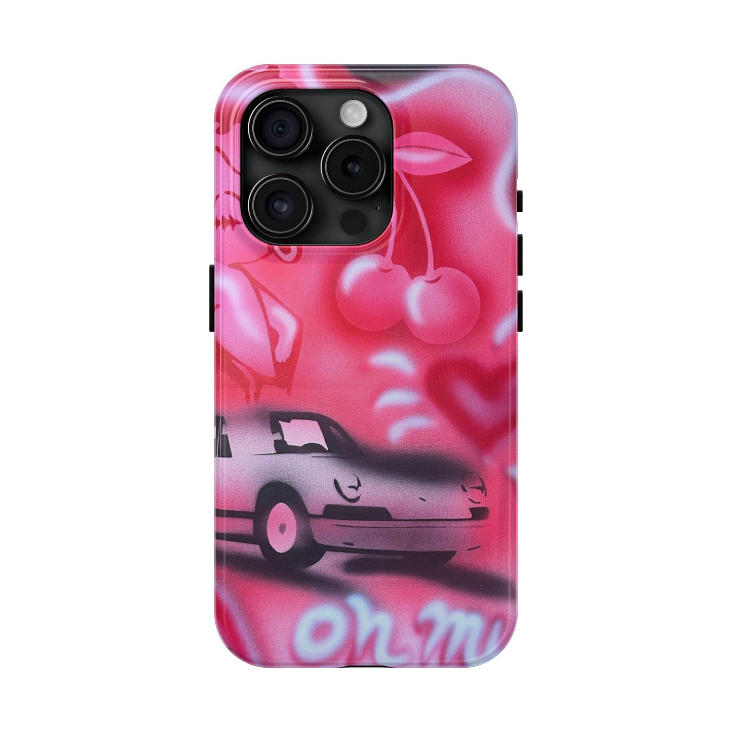 "on her way" airbrush iPhone case