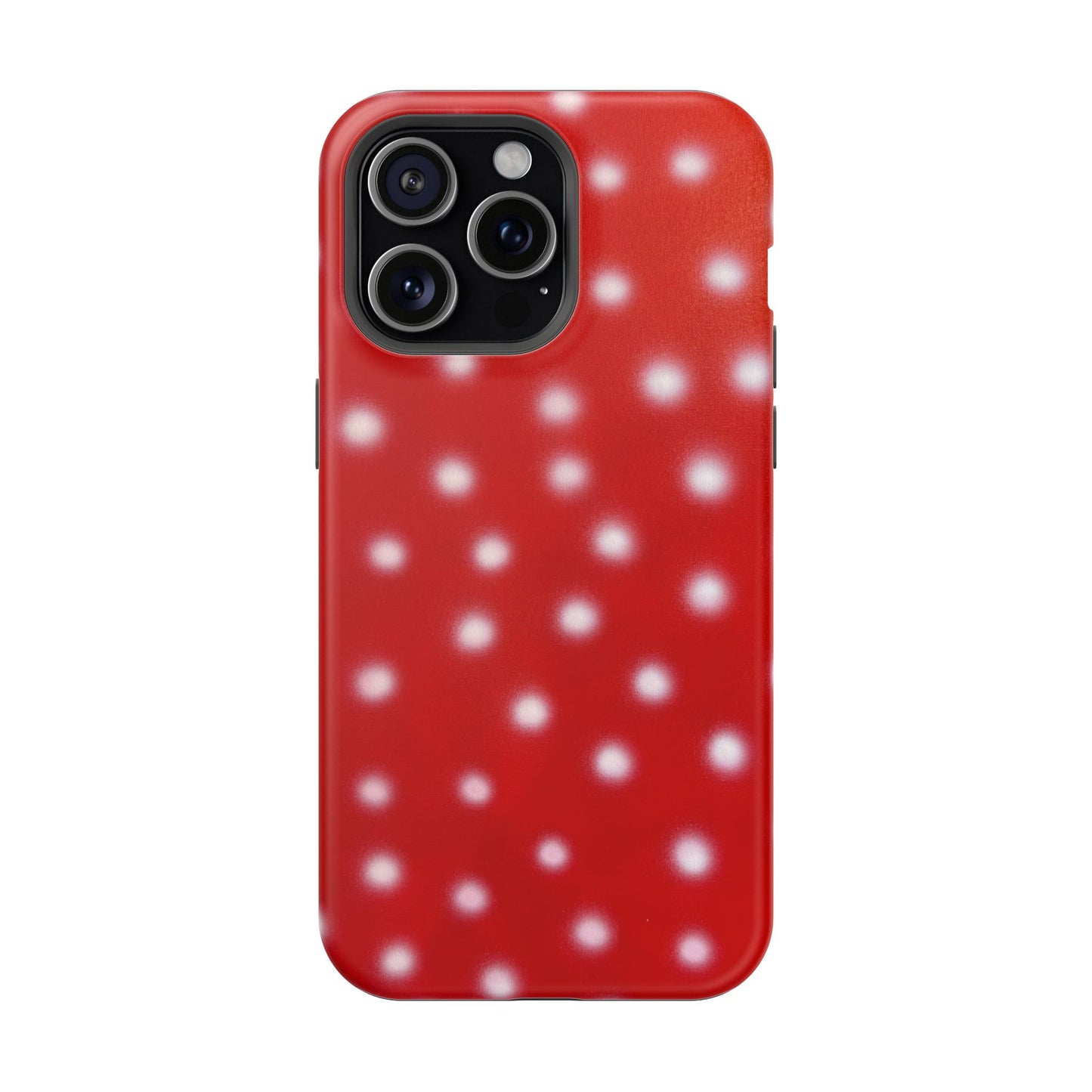 MagSafe "cherry crush polka dot" airbrush iPhone case