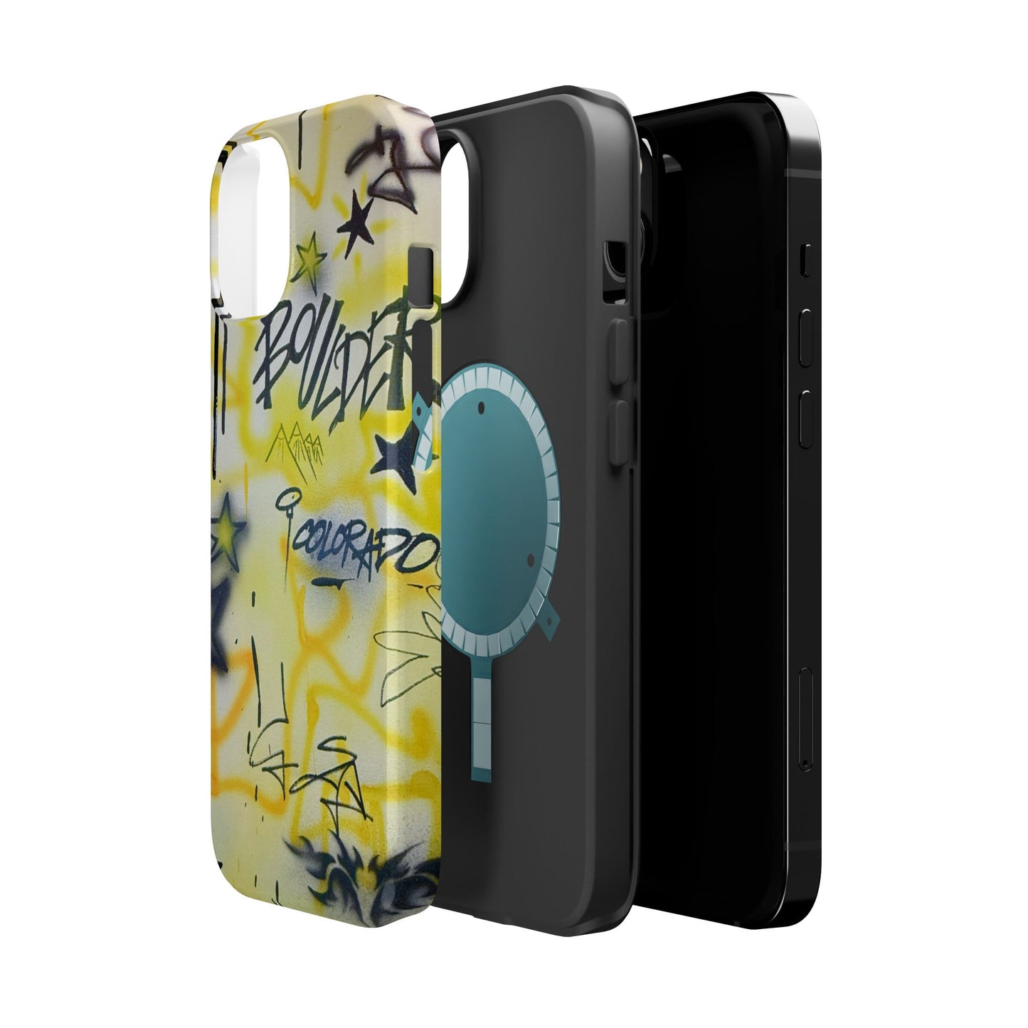 MagSafe "boulder" airbrush iPhone case