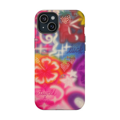 MagSafe „luck & luv“ Airbrush iPhone-Hülle